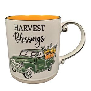 Pumpkin Harvest Truck Coffee Mug Fall Autumn Beverage Tea Cup NWT